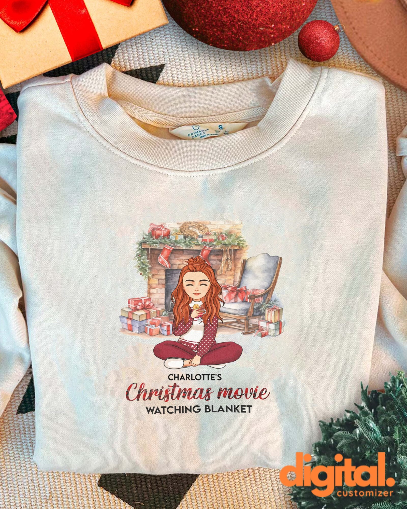 My Christmas Movie Watching – Personalized T-shirt Sweatshirt Hoodie – Digital Download