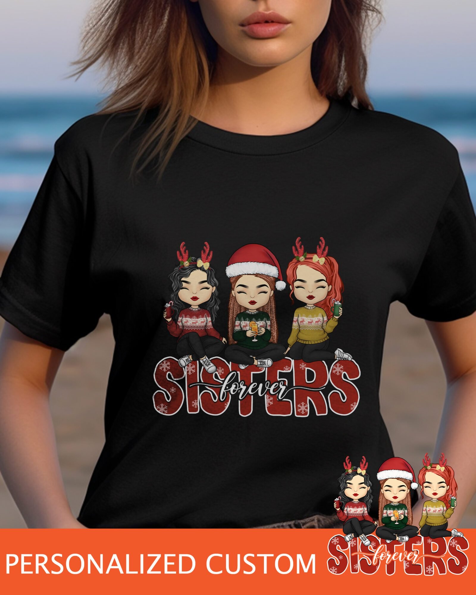 Always Better Together – Bestie Personalized Custom T-shirt Sweatshirt Hoodie – Digital Download